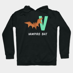 Vampire bat Alphabet Hoodie